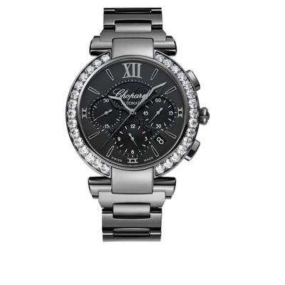 Chopard Imperiale Chronograph Automatic Diamond Black Dial Unisex Watch - 388549-3006 (black, arb1690)