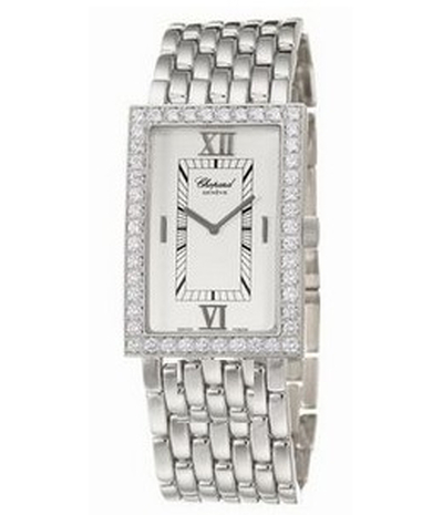 Chopard Les Classique 143548-1002 Ladies Quartz Watch Silver Dial White Gold (arb21189)