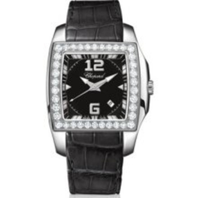 Chopard Two O Ten Black Dial Diamond Ladies Watch - Item: 138464-2001 (black, arb1454)