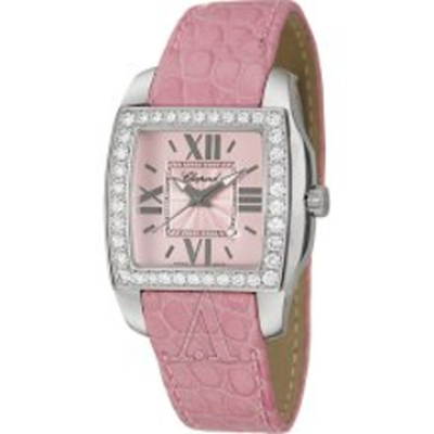 Chopard Two O Ten 138464-2007 Pink Dial Diamond Bezel Ladies Watch (blue, arb1455)