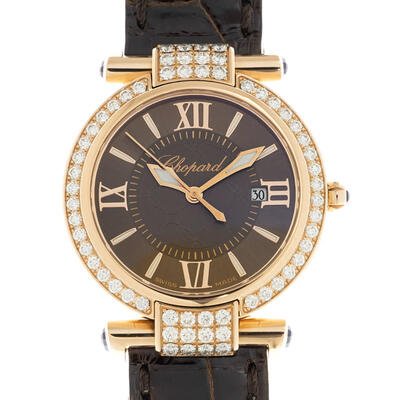 Chopard Imperiale Quartz Diamond Brown Dial Ladies Watch, Article: 384238-5007 (brown, arb1659)