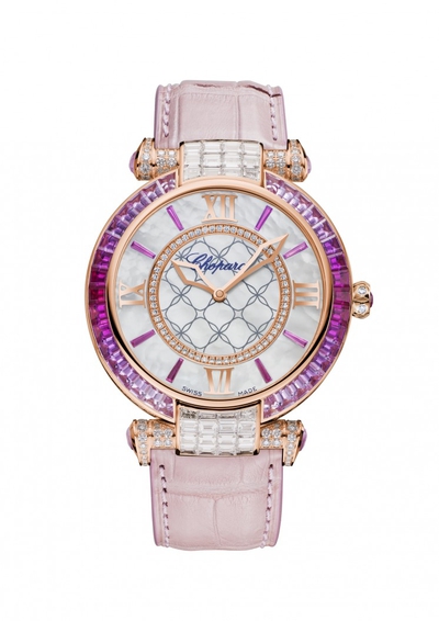 Chopard Imperiale Mother-of-Pearl Diamond Dial Ladies Watch 384239-5010 (blue, arb1661)