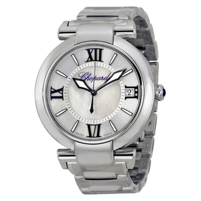 Chopard Imperiale Men's Watch 388531-3011 Silver Mother of Pearl Dial, Stainless Steel Case and Bracelet (arb1674)