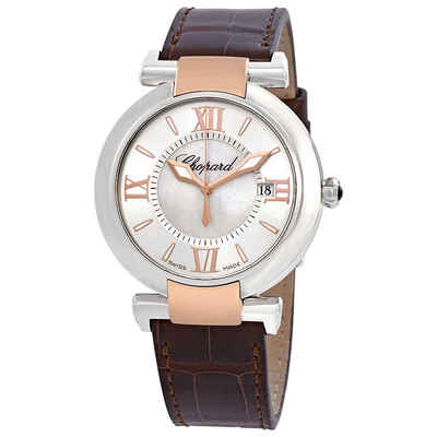 Chopard Imperiale Mother of Pearl Dial Leather Watch 388532-6001-BR (brown, arb1684)