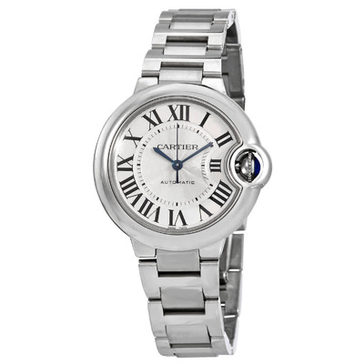 Cartier Ballon Bleu Automatic Silver Dial Ladies Watch WSBB0044 (arb2453)