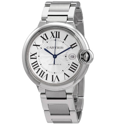 Cartier Ballon Bleu 42 Automatic White Dial Unisex Watch WSBB0049 (arb2456)