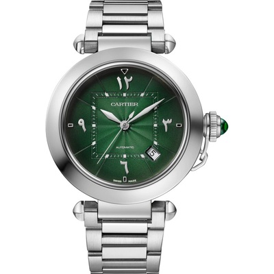 Cartier Pasha Automatic Mens Watch WSPA0022 Green Dial (green, arb2282)