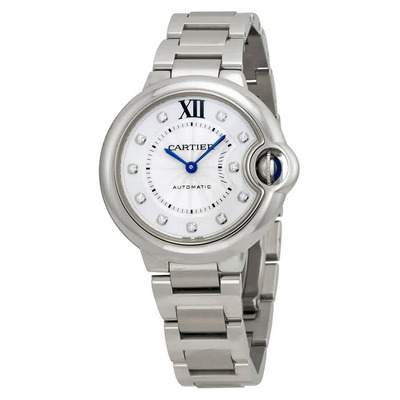 Cartier WE902074 Ballon Bleu Automatic Diamond Dial Watch (blue, arb2247)