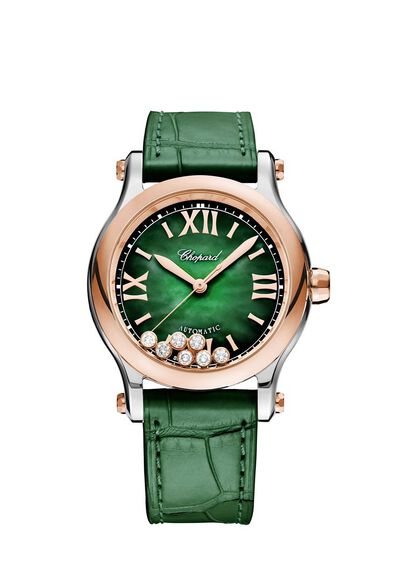 Chopard Happy Sport Automatic Green Dial Ladies Watch 278578 278578 6002 (arb1628)