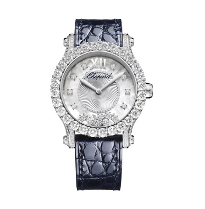 Chopard Happy Sport Automatic Diamond Mother of Pearl Dial Watch 274809-1001 (blue, arb1932)