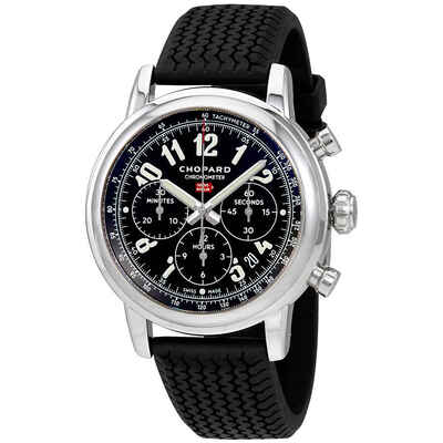 Chopard Mille Miglia Chronograph Black Dial Mens Watch - Model No. 168589-3002 (black, arb2042)