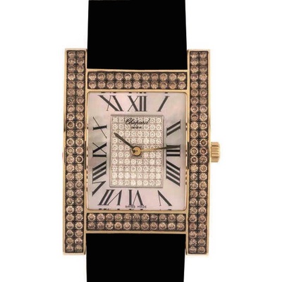 Chopard H-WATCH Mother of Pearl Dial Ladies Watch 173451-0:// 173451-0009 (black, arb2058)