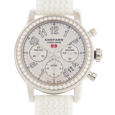 Chopard Mille Miglia Chronograph Automatic Diamond White Dial Mens Watch MP2670-178588-3001 (arb2059)