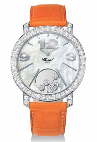 Chopard 207450-0001 Happy Diamonds Mother of Pearl Diamond Dial Ladies Watch (arb2066)