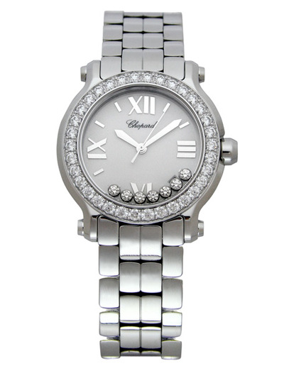 Chopard Happy Sport Floating Diamonds Ladies Watch 27/8478-2001 278478-2001 (blue, arb2824)