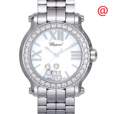 Chopard Happy Sport White Dial Stainless Steel Ladies Watch - Model: 278509-3008 (arb2830)