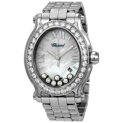 Chopard Happy Sport Diamond Mother of Pearl Dial Ladies Watch 27/8546-3004 (arb2836)