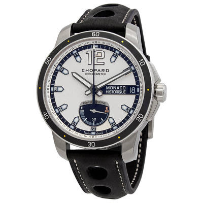 Chopard Grand Prix de Monaco Historique Silver Dial Mens Automatic Watch 168569-3004 (black, arb2036)