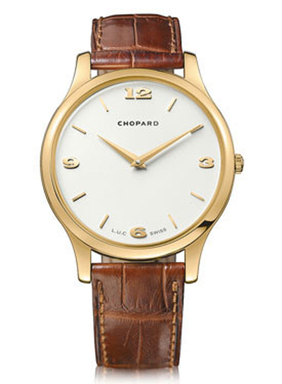 Chopard L.U.C Classic XP Mens Watch White Dial Rose Gold 161902-5001 (brown, arb2787)