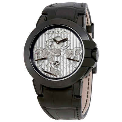 Harry Winston Ocean Triple Retrograde Chronograph Automatic Mens Watch OCEACT44ZZ008 OCEACT44ZZ002 (black, arb1890)
