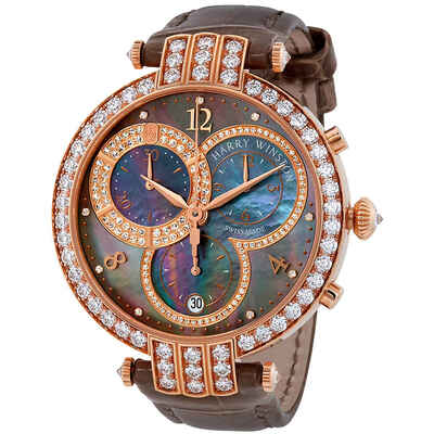 Harry Winston Premier Mens Chronograph Watch PRNQCH40RR002 (brown, arb1901)