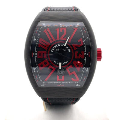 Franck Muller Vanguard Automatic Black Dial Mens Watch V45SCDT V 45 SC DT (black, arb1415)