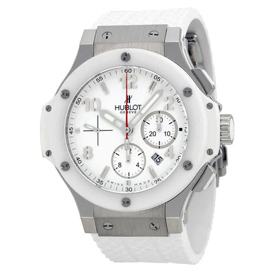 Hublot Watch 301.SE.230.RW: Big Bang St. Moritz Chronograph White Dial Rubber Strap (arb2103)