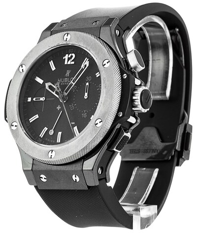 Hublot Ice Bang Black Dial Chronograph Mens Watch 309-CK-1140 309.CK.1140.RX (black, arb2476)