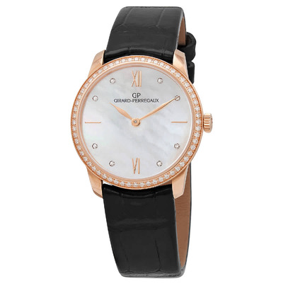 Girard-Perregaux 1966 Lady Automatic Diamond Watch 49528-D52A771-CK6A (black, arb14290)