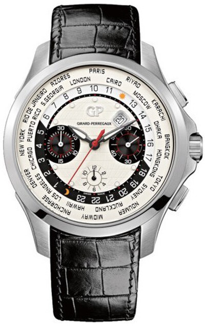 Girard-Perregaux Traveller WW.TC Chronograph Automatic Men's Watch 49700-11-131-BB6C (beige, arb14297)