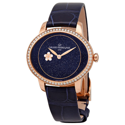 Girard-Perregaux Cat's Eye Plum Blossom Automatic Diamond Ladies Watch - 80484D52A401-CK4E (blue, arb14301)