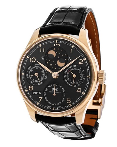 IW503404 IWC Portugieser Perpetual Calendar Automatic Mens Watch (black, arb2371)
