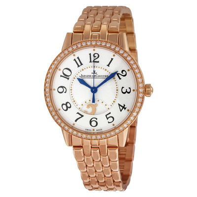 Jaeger-LeCoultre Rendez-Vous Silver Dial 18kt Rose Gold Ladies Watch Q3442120 (black, arb3261)