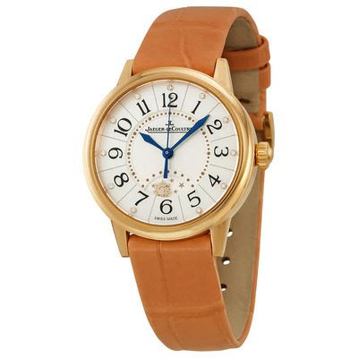 Jaeger-LeCoultre Rendez-vous Night & Day Mother of Pearl Dial Gold Leather Ladies Watch Q3462590 (black, arb3274)
