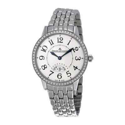 Jaeger-LeCoultre Rendez-Vous White Dial Diamond Bezel Stainless Steel Ladies Watch Q3478121 (black, arb3279)
