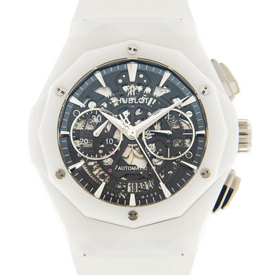 Hublot Classic Fusion Aerofusion Orlinski Chronograph Automatic Mens Watch, Article #525.HI.0170.RW.ORL 525.HI.0170.RW.ORL21 (white, arb2181)