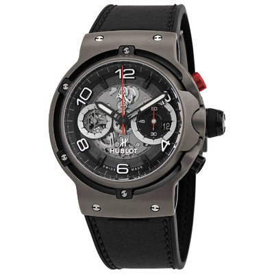 Hublot Classic Fusion Automatic Skeleton Dial Mens Watch, Reference: 526.NX.0124.VR (black, arb2190)