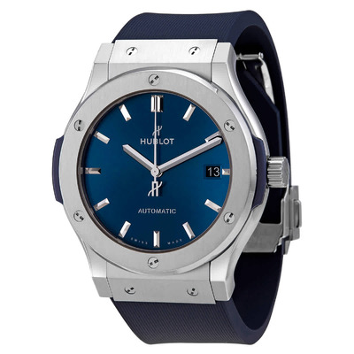 Hublot Classic Fusion Automatic Blue Dial Mens Watch - Ref: 511.NX.7190.RX 511.NX.7170.RX (blue, arb3346)