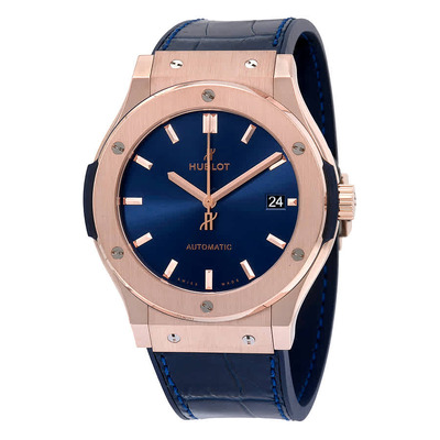 Hublot Classic Fusion 511.ox.7180.lr - Blue Sunray Dial King Gold Automatic Mens Watch (blue, arb3354)