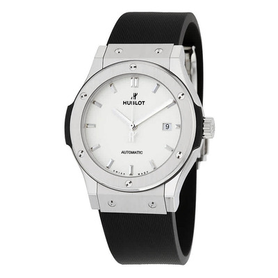 Hublot Classic Fusion Automatic White Dial Black Rubber Mens Watch 542NX2611RX 542.NX.2611.RX (black, arb2680)