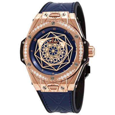 Hublot Big Bang Sang Bleu Blue Dial Ladies Watch 465.OS.7189.VR.1204.MXM19 (blue, arb1887)