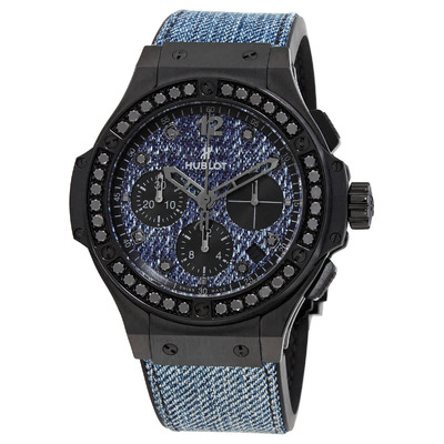 Hublot Big Bang Jeans Chronograph Automatic Crystal Unisex Watch 341.CX.2740.NR.1200.JEANS (black, arb2488)