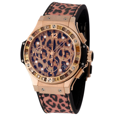 Hublot Big Bang Leopard Chronograph Automatic Diamond Ladies Watch 341.PX.7610.NR.1976 (black, arb2495)