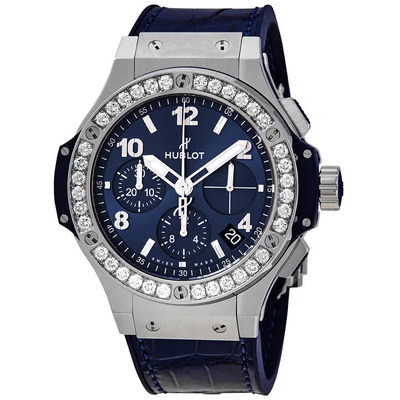Hublot Big Bang Chronograph Diamond Watch 341.SX.7170.LR.1204 (blue, arb2499)