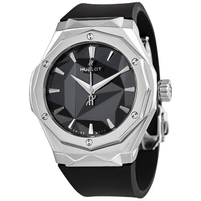 Hublot Classic Fusion Black Dial Mens Watch 550.ns.1800.rx.orl19 - Grey Titanium Case, Automatic Movement (black, arb2526)