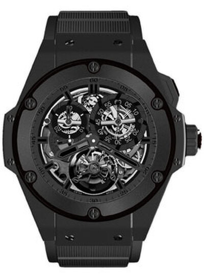 Hublot Big Bang King Power Mens Watch 708.CI.0110.RX - Black Dial, Ceramic Case, Rubber Strap Chronograph (black, arb2216)