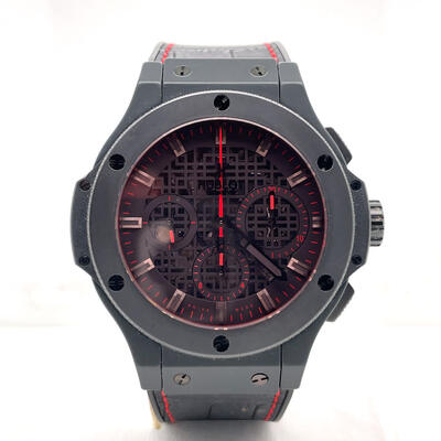 Pre-owned Hublot Big Bang Aero Bang Chronograph Automatic Mens Watch 311.CI.1130.GR 311.CI.1130.GR.JLI11 (black, arb6501)