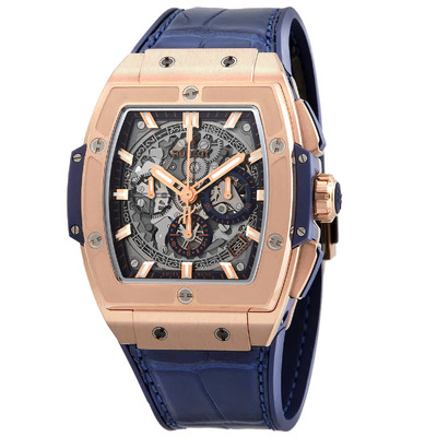 Hublot Spirit of Big Bang 641.OX.7180.LR - King Gold Tonneau Chronograph Automatic Mens Watch (blue, arb2770)