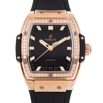 Hublot Big Bang Automatic Diamond Black Dial Watch 665.OX.1180.RX.1204 (black, arb2201)