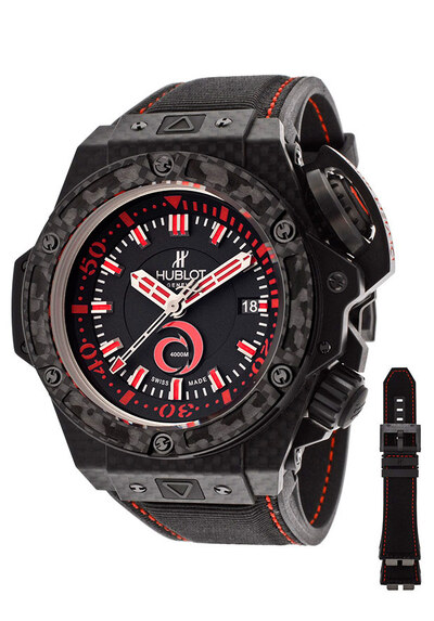 Pre-owned Hublot King Power Alinghi Mens Watch 731.qx.1140.nr.agi12 (black, arb6500)